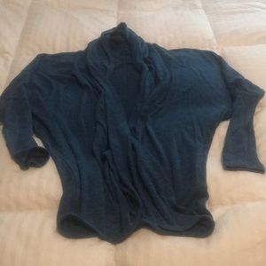 Urban Outfitters teal blue slouchy sweater
